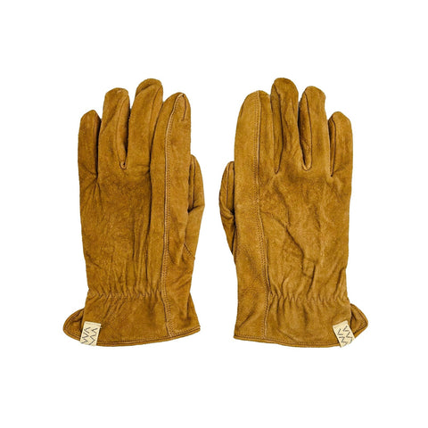 VISVIM SUEDE GLOVES CAMEL