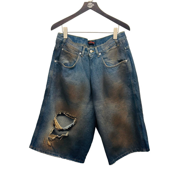 LU'U DAN KRISS KROSS SHORTS DIRTY BLUE