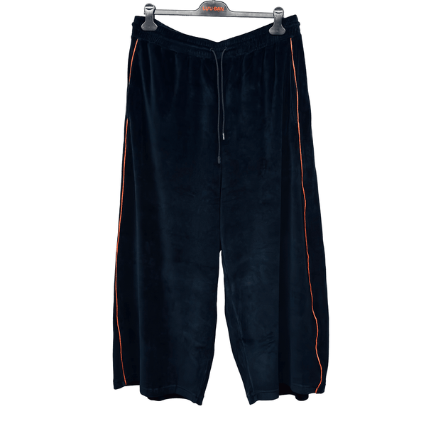 LU'U DAN SUPA-SLEAZE TRACK PANTS BLACK