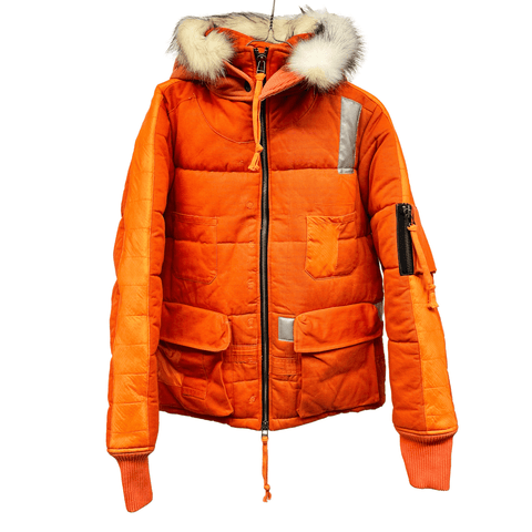 GREG LAUREN ORANGE WORKWEAR RETRO PUFFY ORANGE