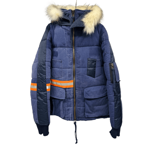 GREG LAUREN NAVY WORKWEAR RETRO PUFFY NAVY