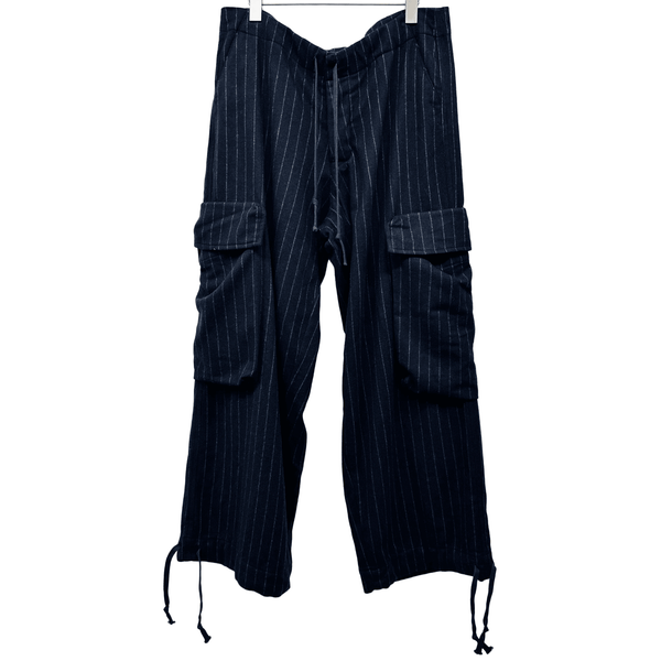 GREG LAUREN WIDE-LEG PANT NAVY