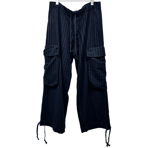 GREG LAUREN WIDE-LEG PANT NAVY