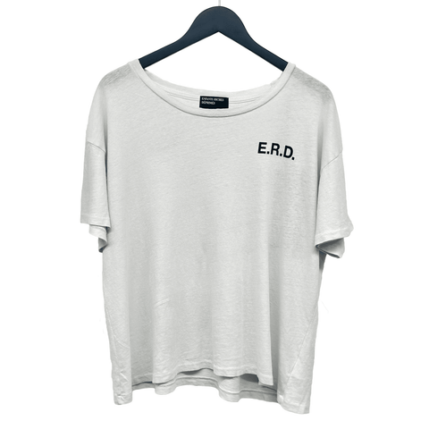 ERD A PUBLIC APOLOGY T-SHIRT FADED IVORY