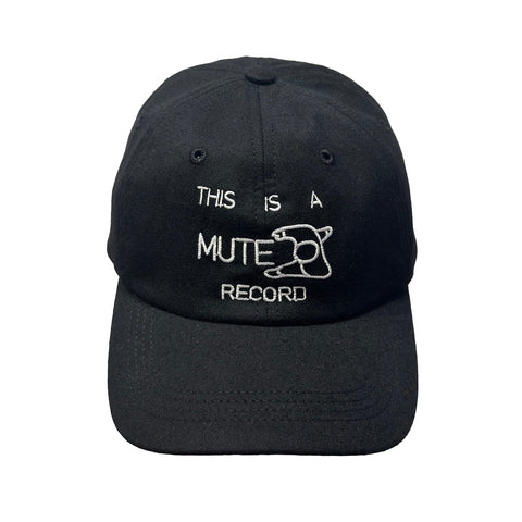 ERD MUTE RECORD 6-PANEL HAT BLACK/WHITE