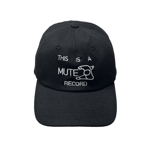 ERD MUTE RECORD 6-PANEL HAT BLACK/WHITE