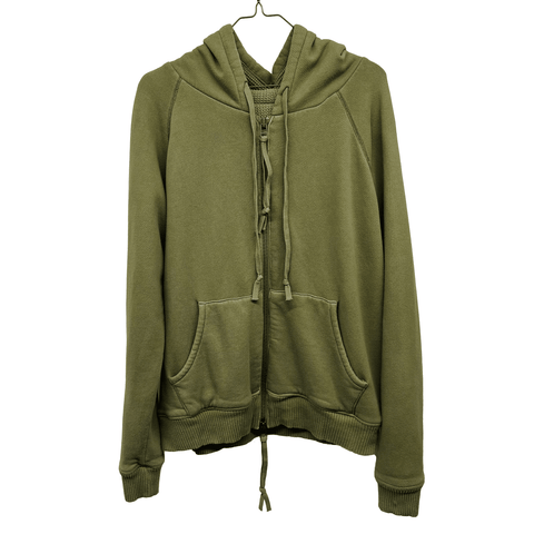 GREG LAUREN ZIP HOODIE ARMY