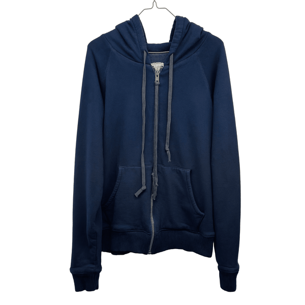 GREG LAUREN ZIP HOODIE NAVY