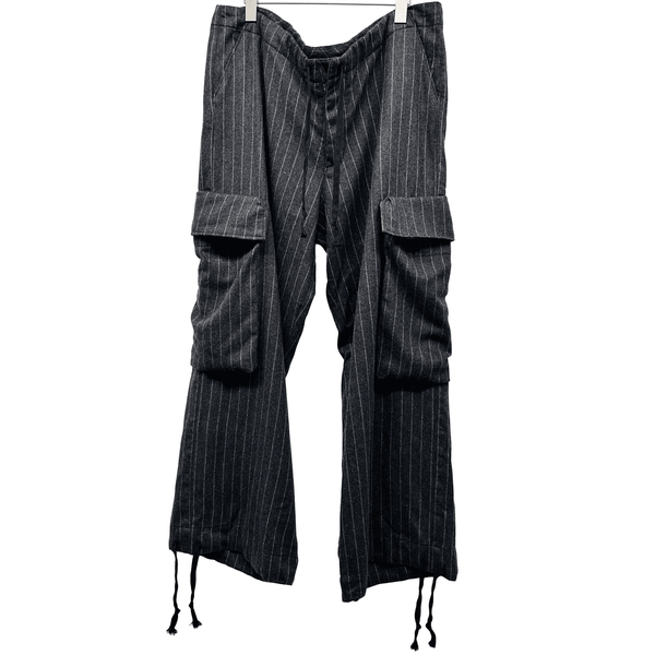 GREG LAUREN WIDE-LEG PANT CHARCOAL