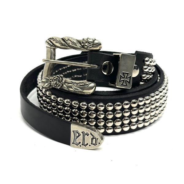 ERD NEW STUD PATTERN BELT BLACK