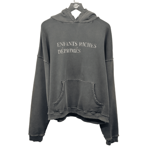 ERD CLASSIC LOGO HOODIE WASHED BLACK