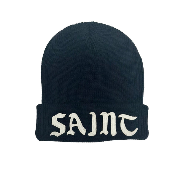 SAINT MICHAEL SAINT KNIT BEANIE BLACK