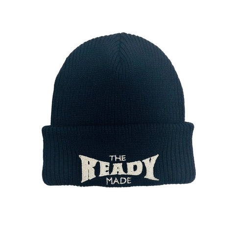 READYMADE RECYCLE WOOL KNIT BEANIE BLACK