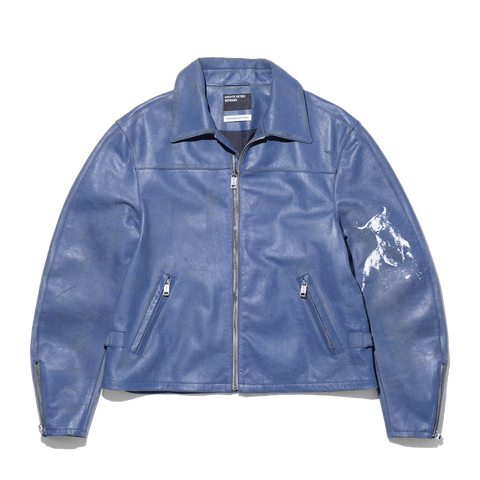 ENFANTS RICHES DÉPRIMÉS Spanish Elegy Moto Jacket Blue