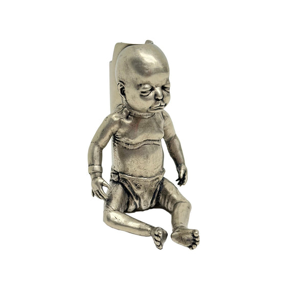 ERD CRACK BABY LIGHTER WHITE BRONZE